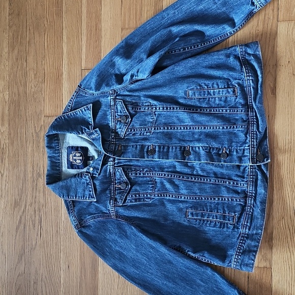 Talbots Classic Blue Denim Jean Jacket Isla Wash Women's Talbots Petite Plus XP - Picture 4 of 12